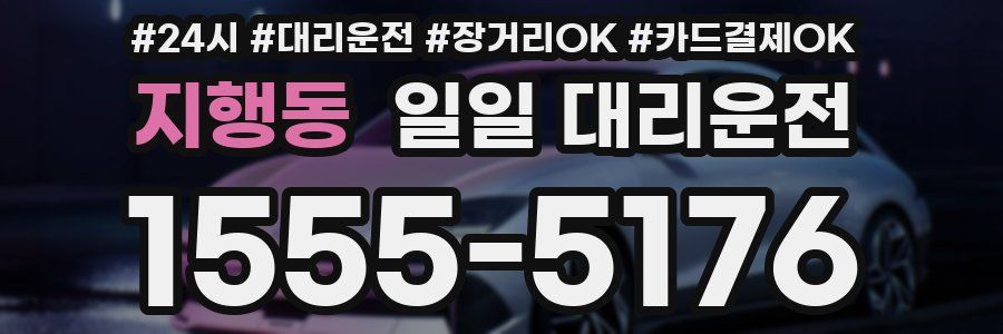 지행동 일일 대리운전