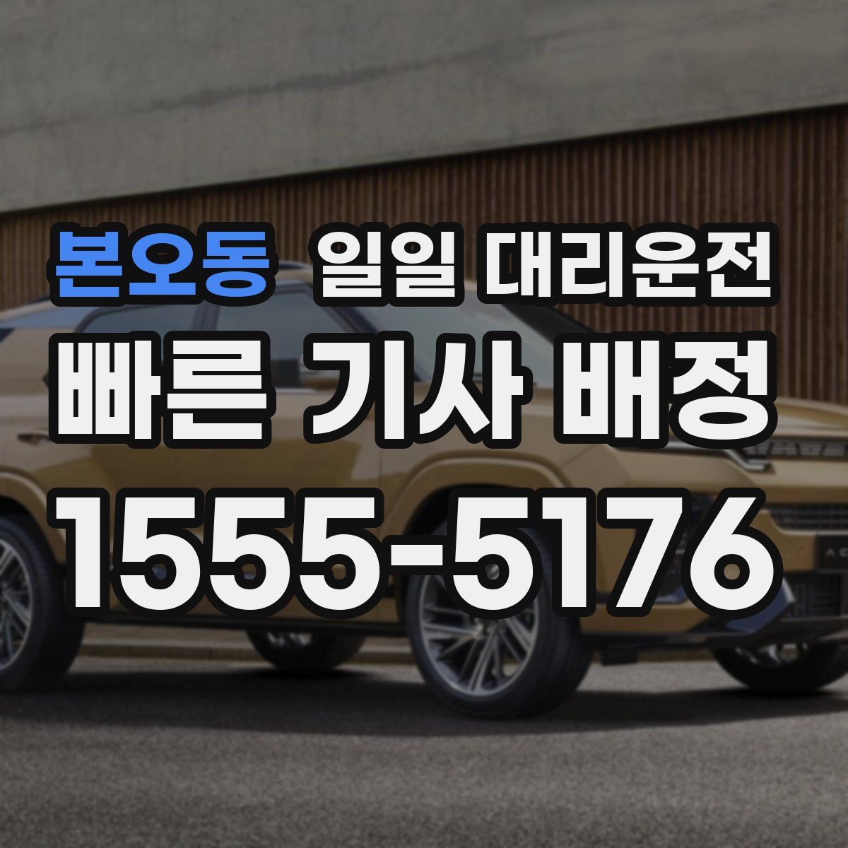 본오동 일일 대리운전
