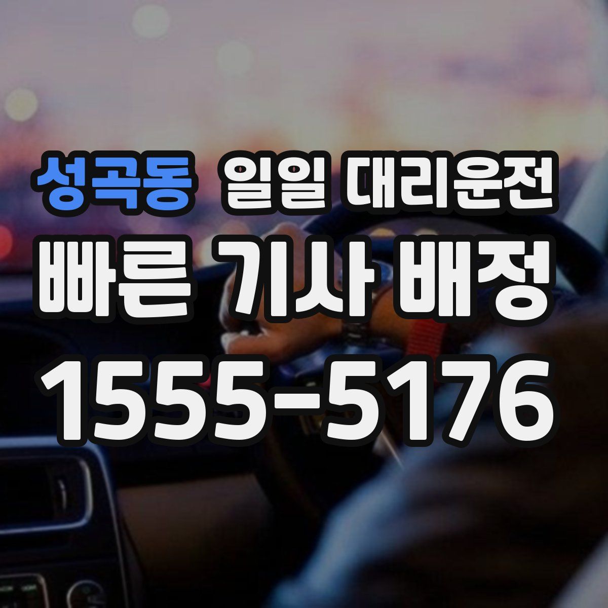 성곡동 일일 대리운전