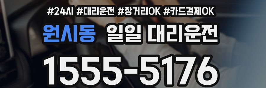 원시동 일일 대리운전