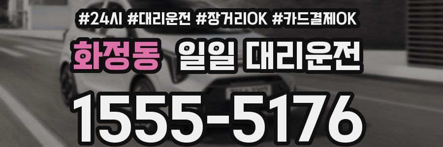 화정동 일일 대리운전