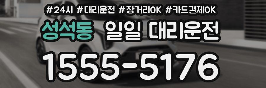 성석동 일일 대리운전