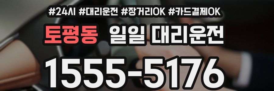 토평동 일일 대리운전