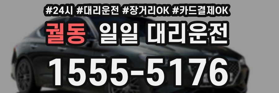 궐동 일일 대리운전