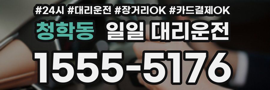 청학동 일일 대리운전
