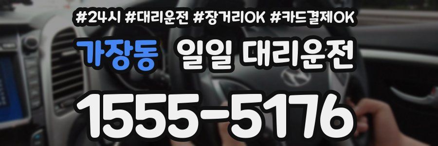 가장동 일일 대리운전
