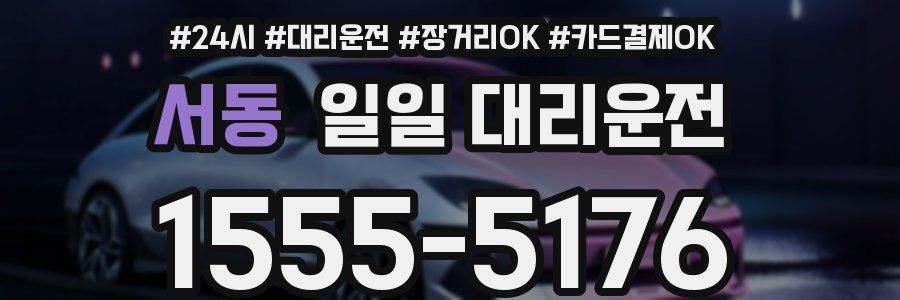서동 일일 대리운전