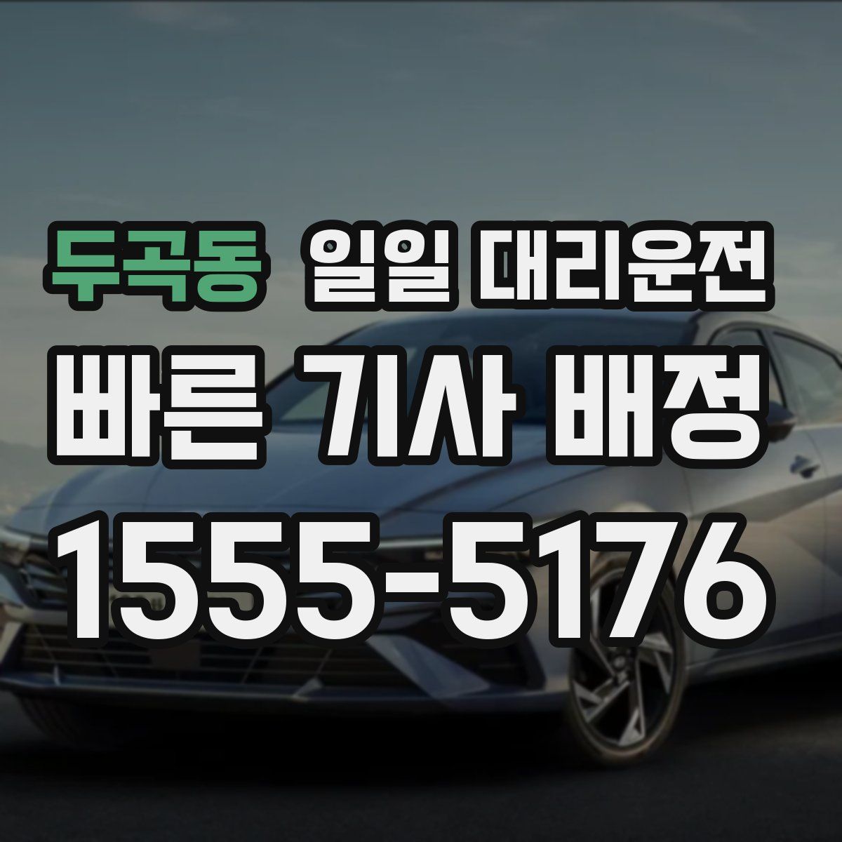 두곡동 일일 대리운전
