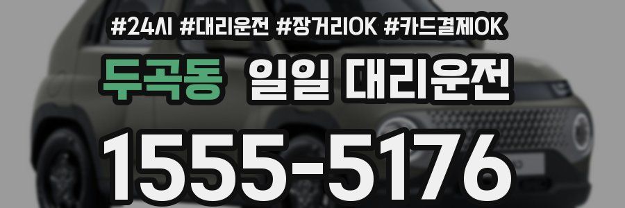 두곡동 일일 대리운전