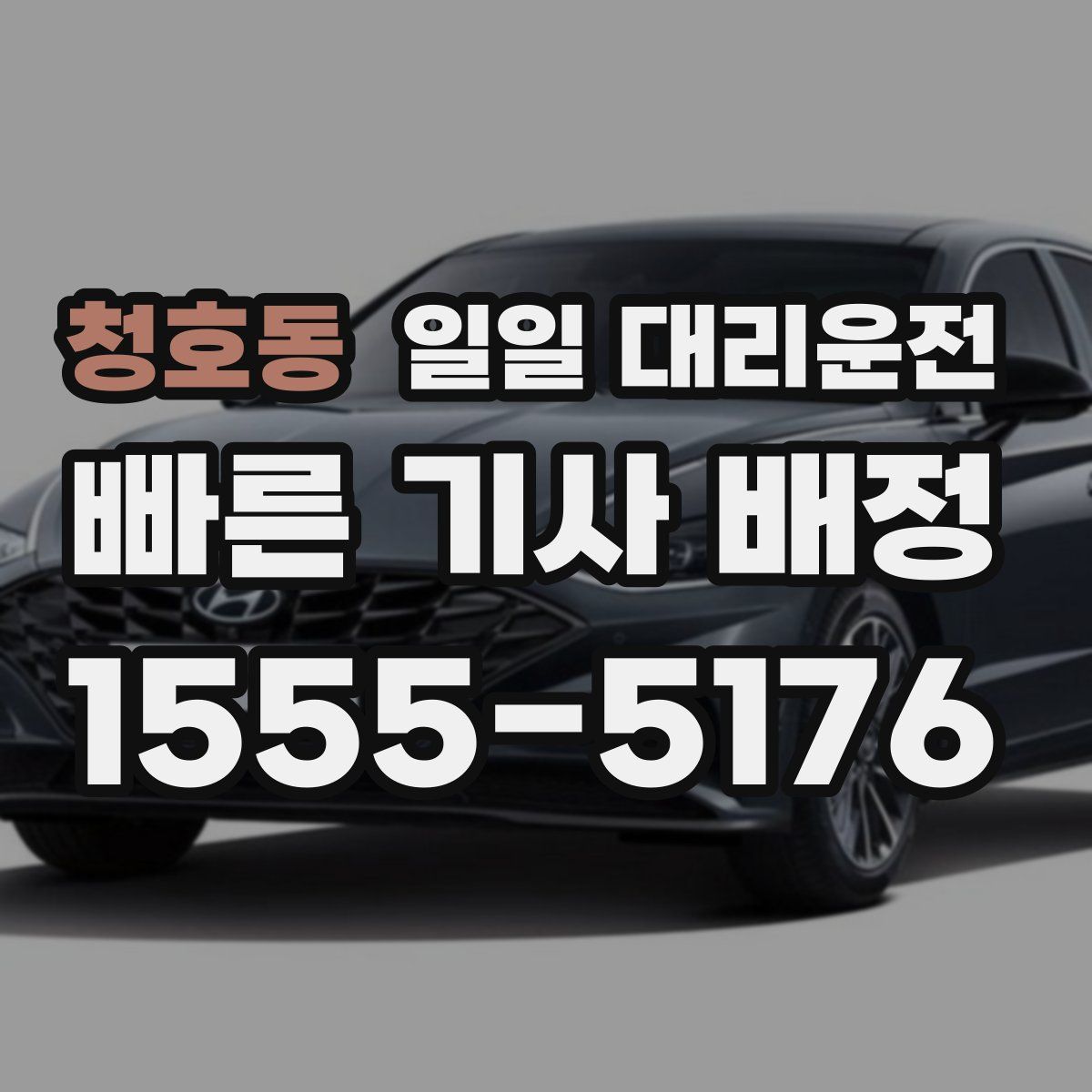 청호동 일일 대리운전