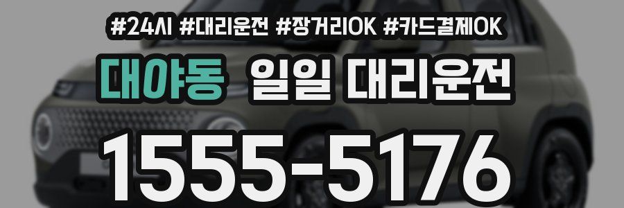 대야동 일일 대리운전
