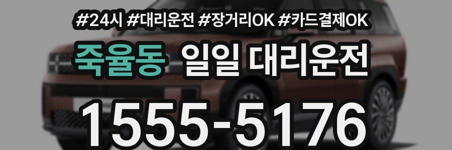죽율동 일일 대리운전