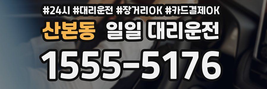 산본동 일일 대리운전