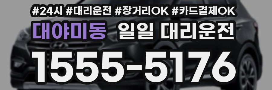 대야미동 일일 대리운전
