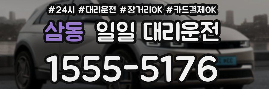 삼동 일일 대리운전