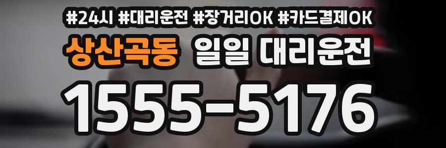 상산곡동 일일 대리운전