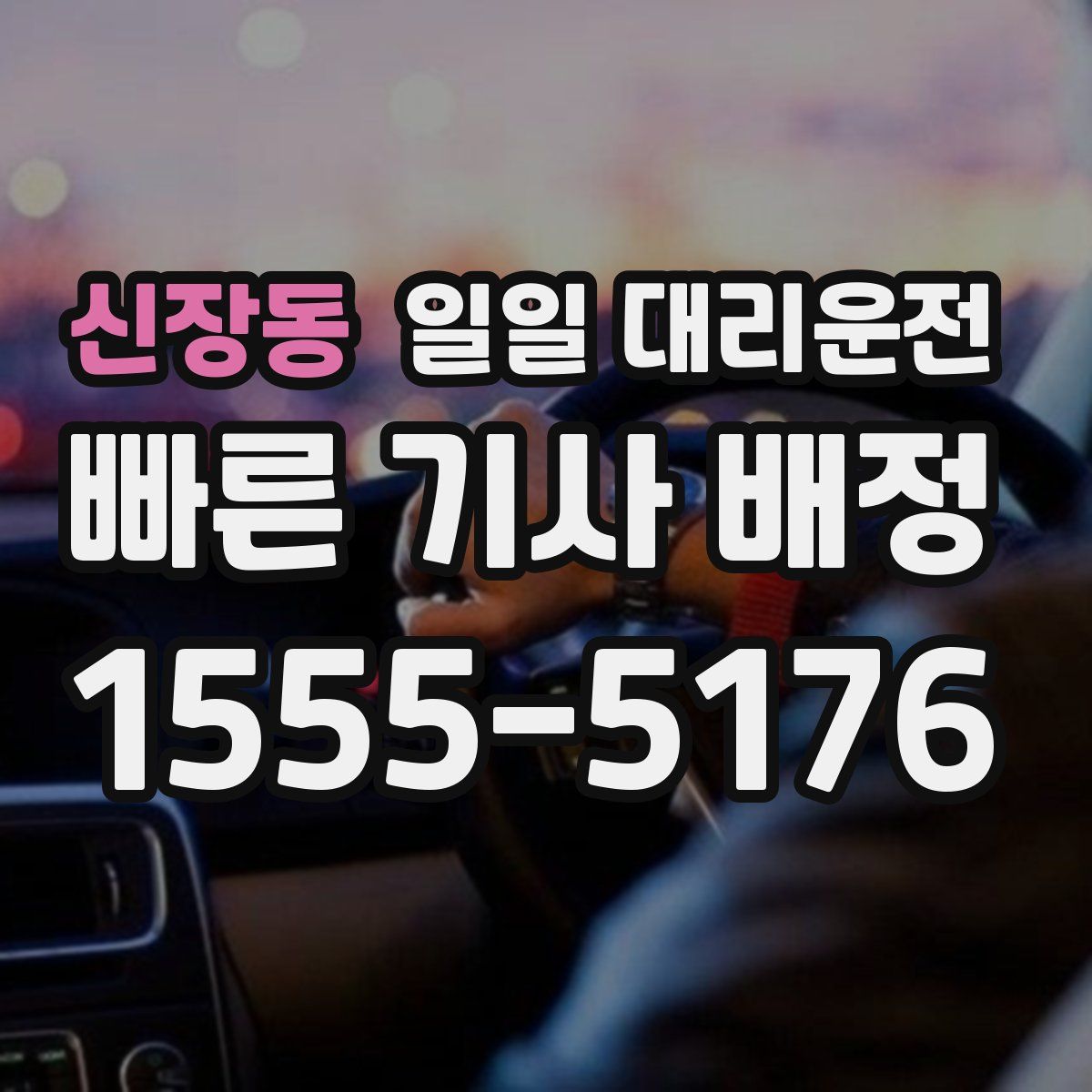 신장동 일일 대리운전