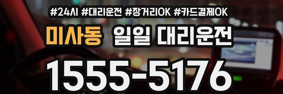 미사동 일일 대리운전