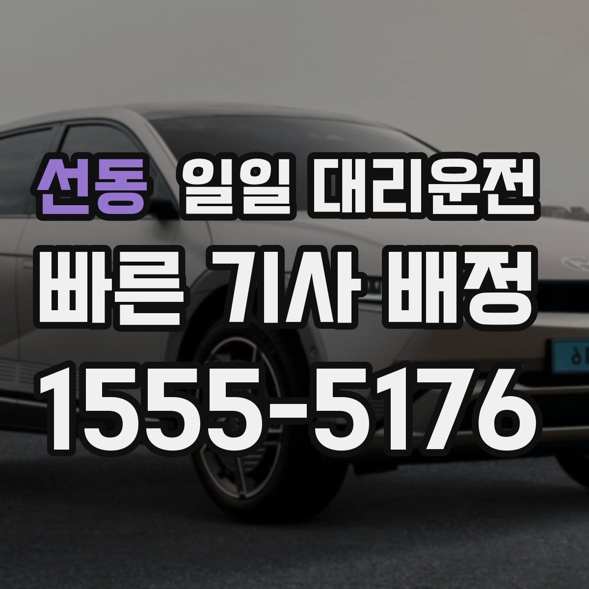 선동 일일 대리운전