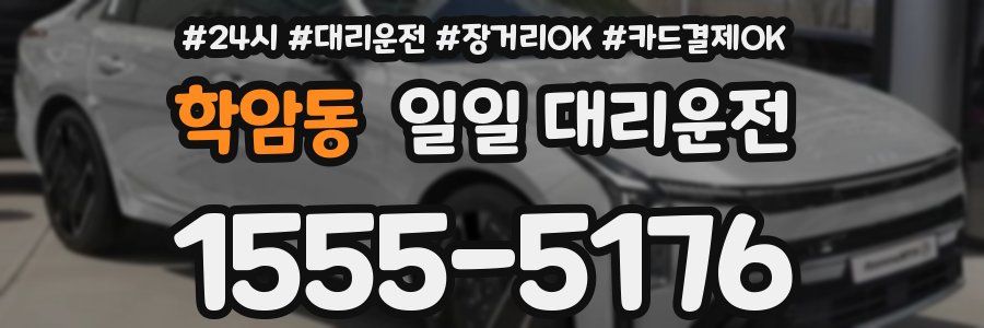 학암동 일일 대리운전