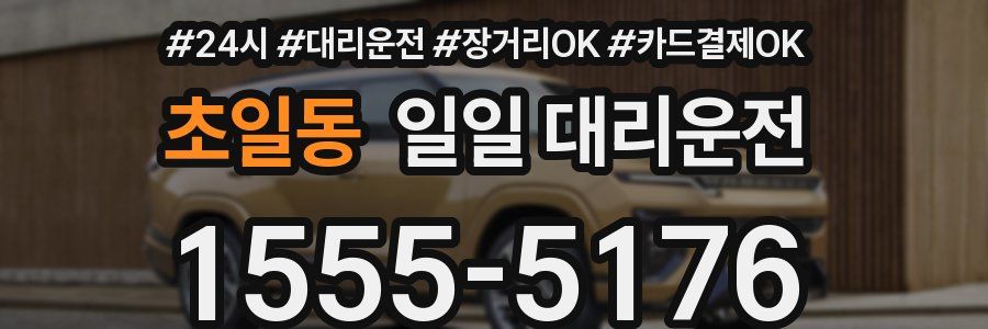 초일동 일일 대리운전