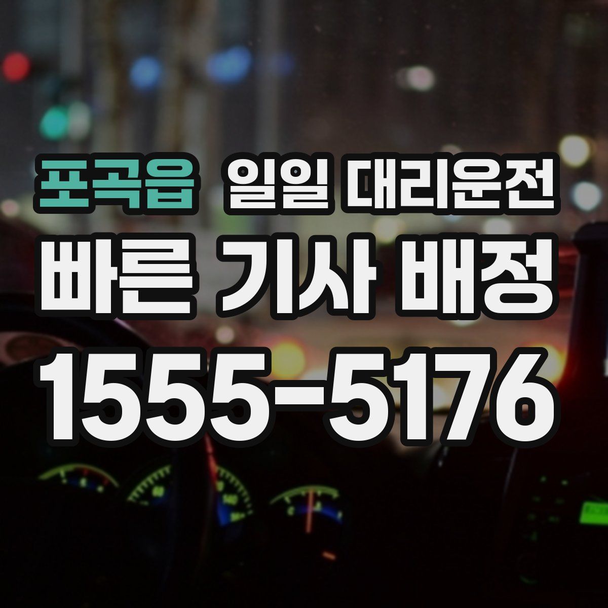 포곡읍 일일 대리운전