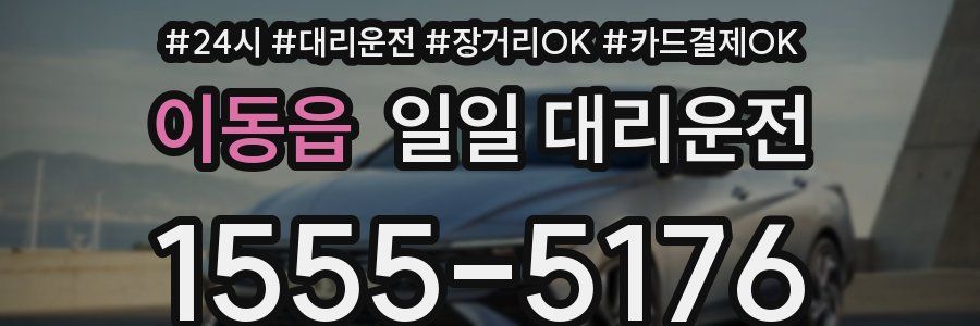 이동읍 일일 대리운전