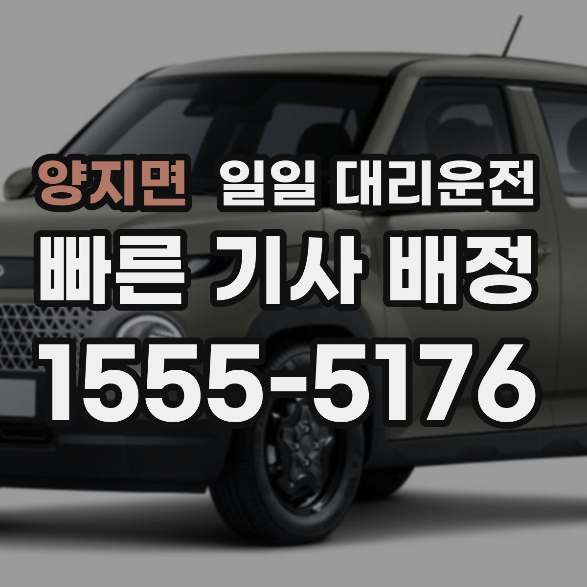 양지면 일일 대리운전