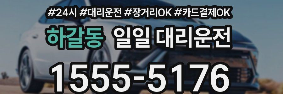 하갈동 일일 대리운전