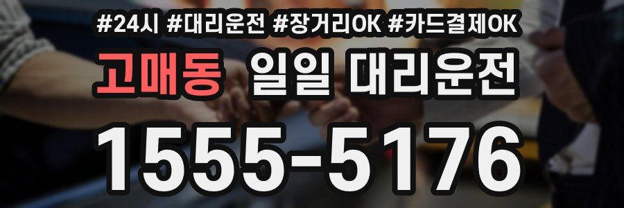 고매동 일일 대리운전
