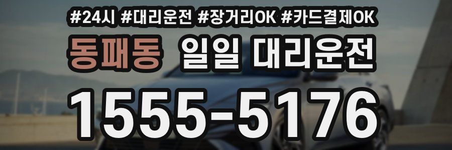 동패동 일일 대리운전