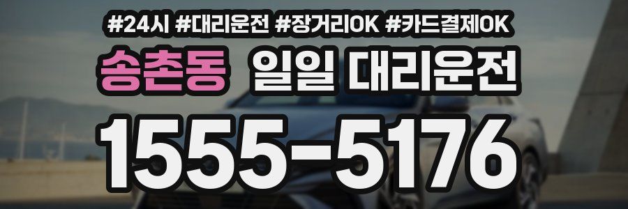 송촌동 일일 대리운전
