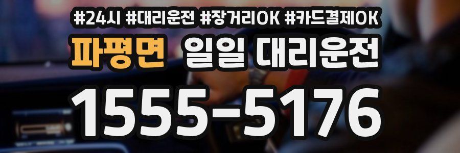 파평면 일일 대리운전