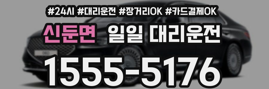 신둔면 일일 대리운전