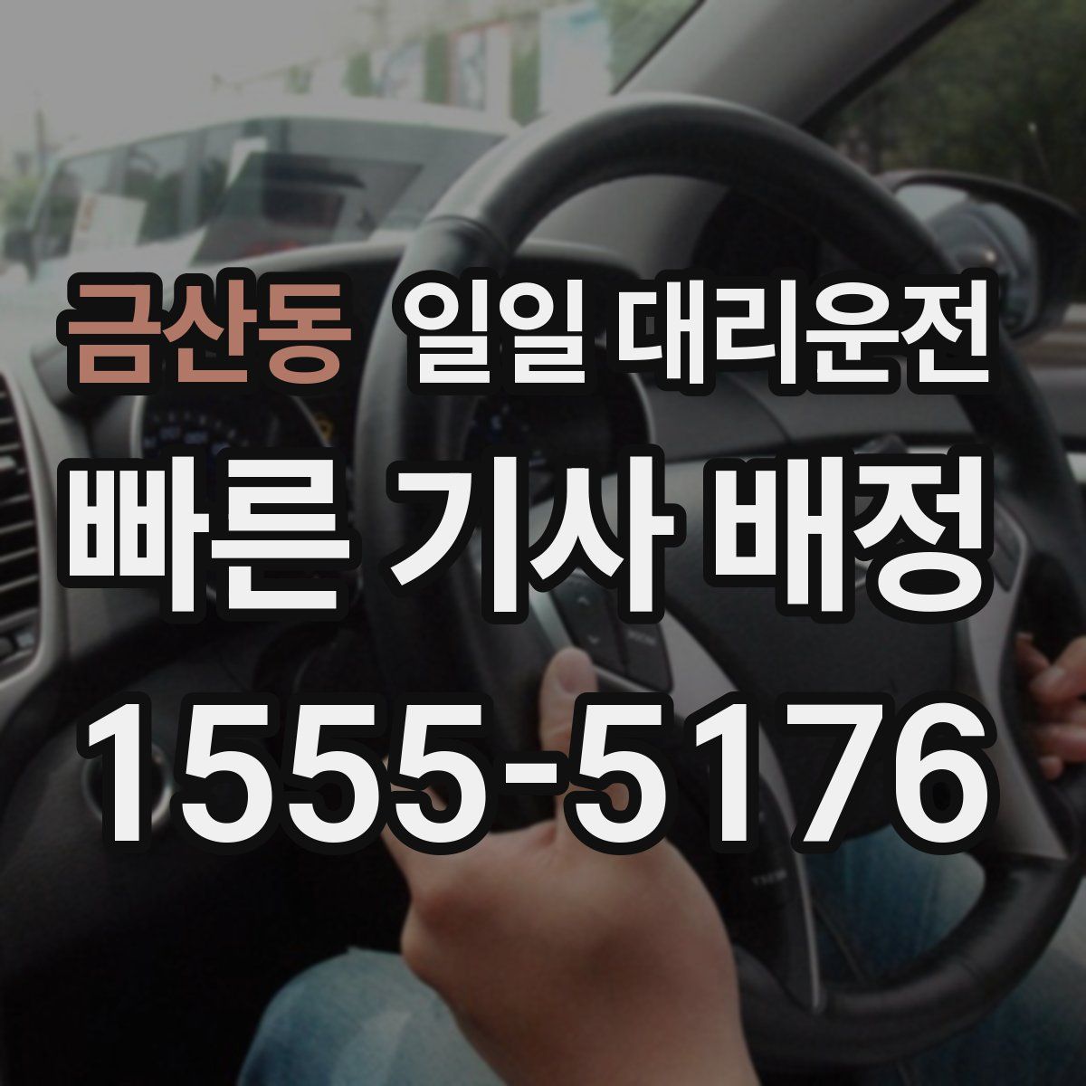 금산동 일일 대리운전