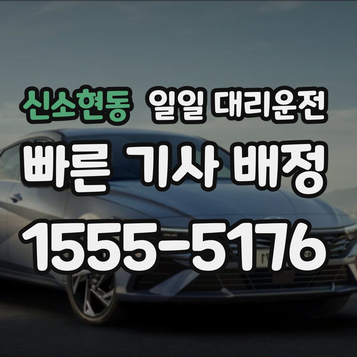 신소현동 일일 대리운전