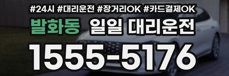 발화동 일일 대리운전