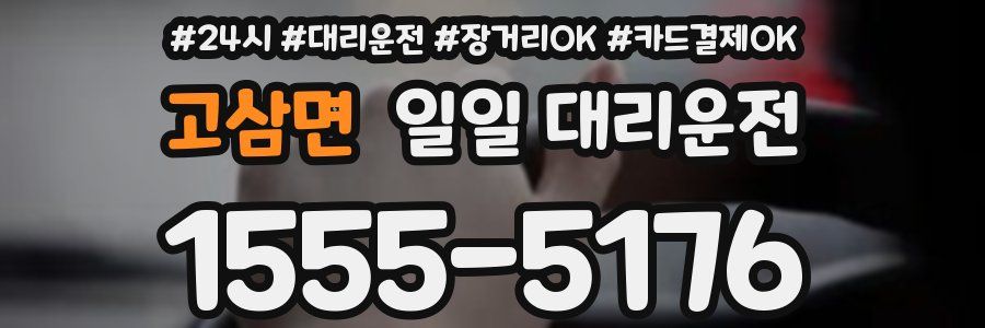 고삼면 일일 대리운전