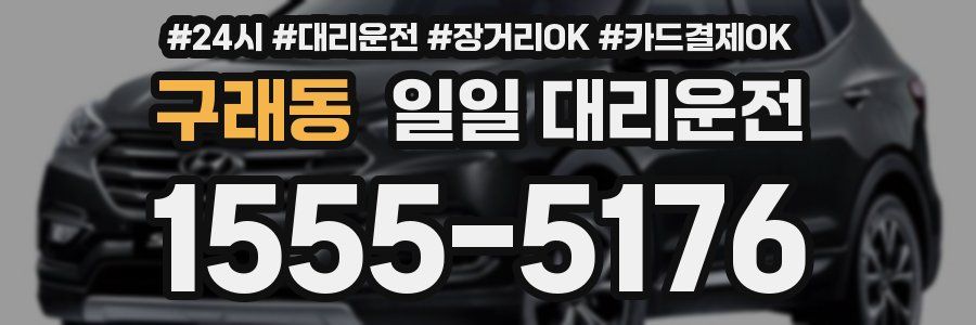 구래동 일일 대리운전