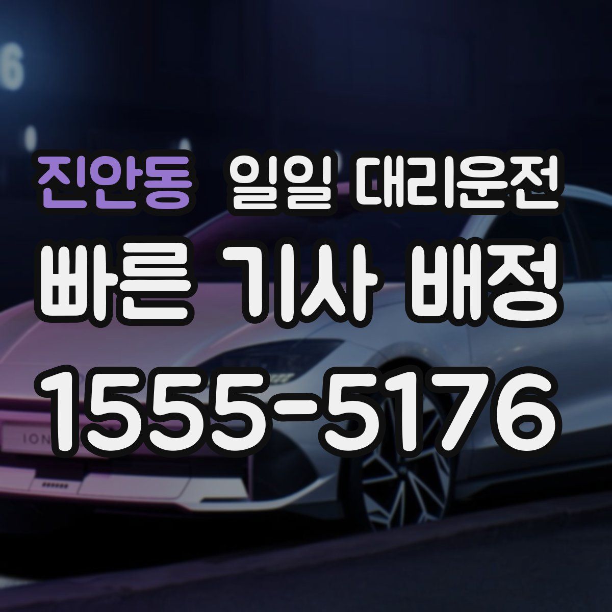 진안동 일일 대리운전