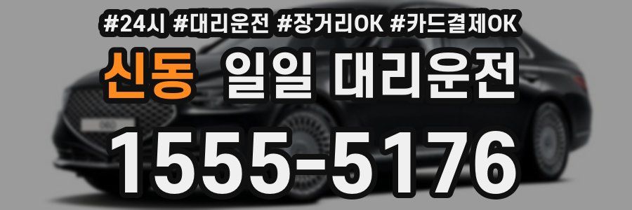 신동 일일 대리운전