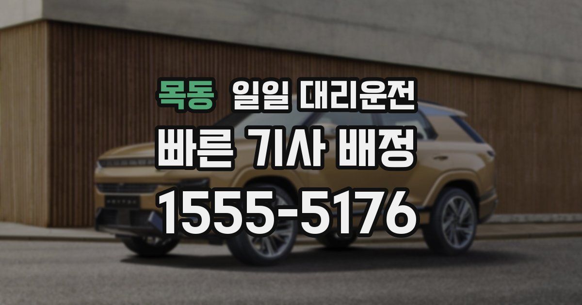 목동 일일 대리운전