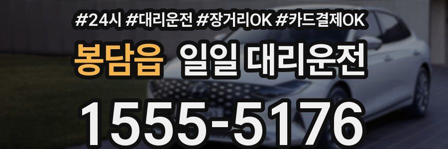 봉담읍 일일 대리운전