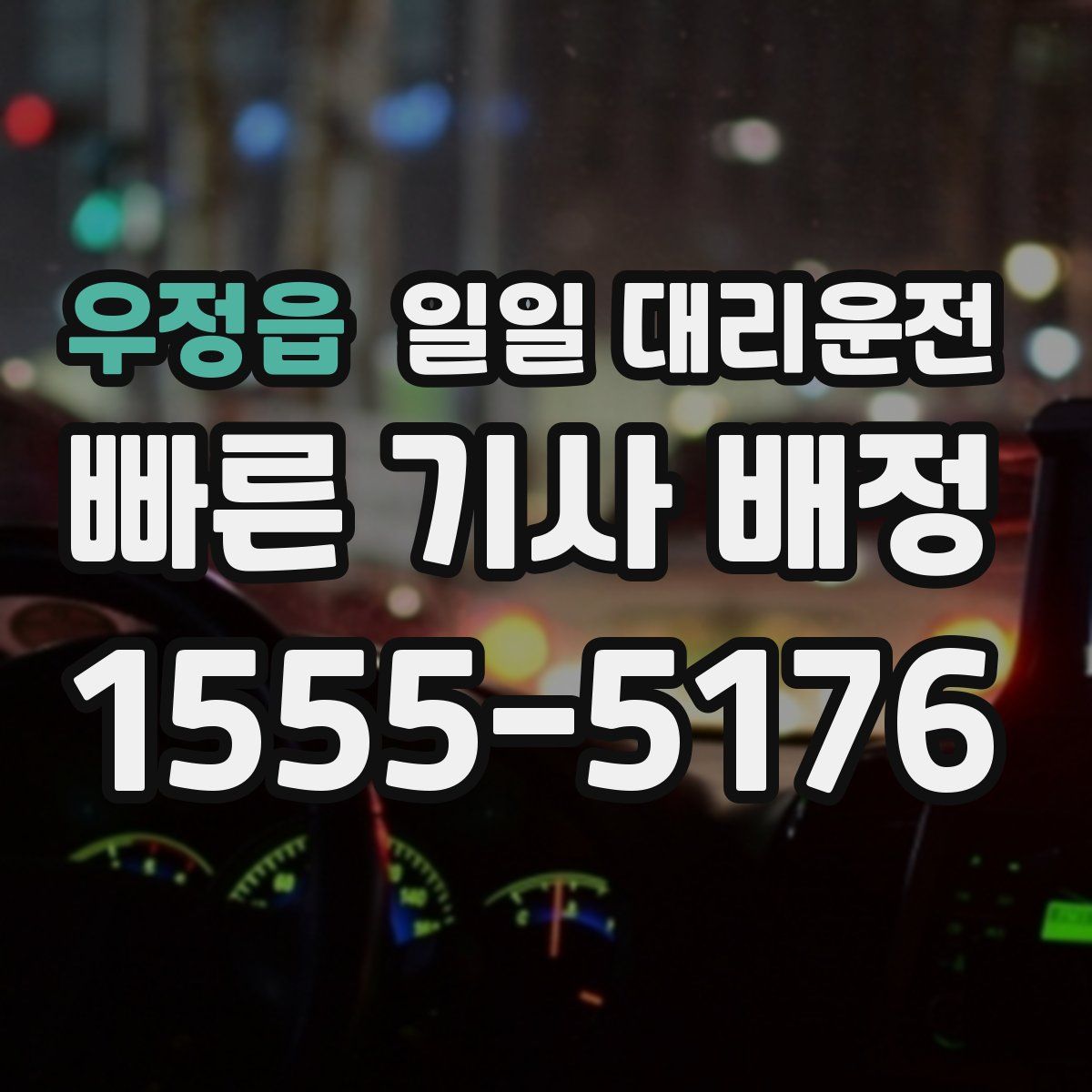 우정읍 일일 대리운전
