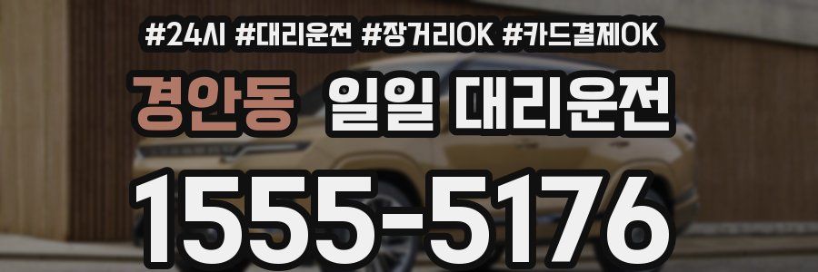 경안동 일일 대리운전