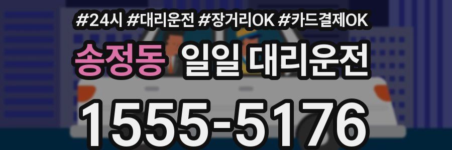 송정동 일일 대리운전