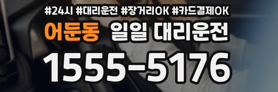 어둔동 일일 대리운전