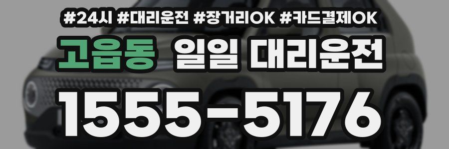 고읍동 일일 대리운전