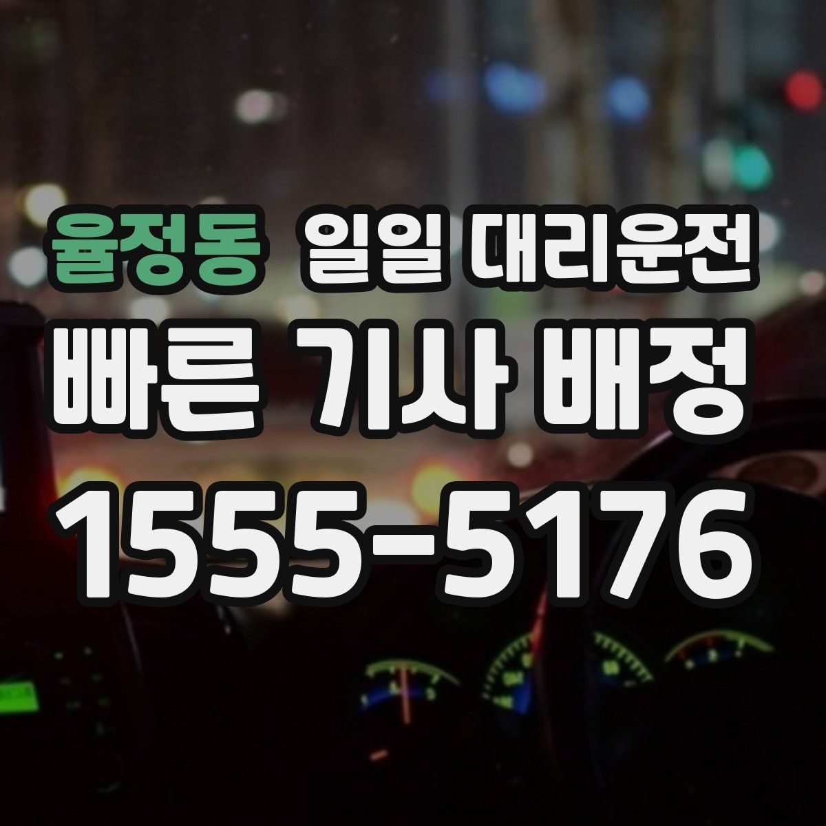 율정동 일일 대리운전