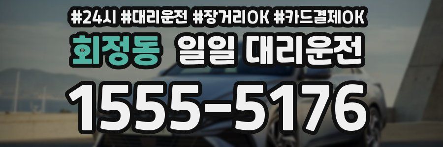 회정동 일일 대리운전